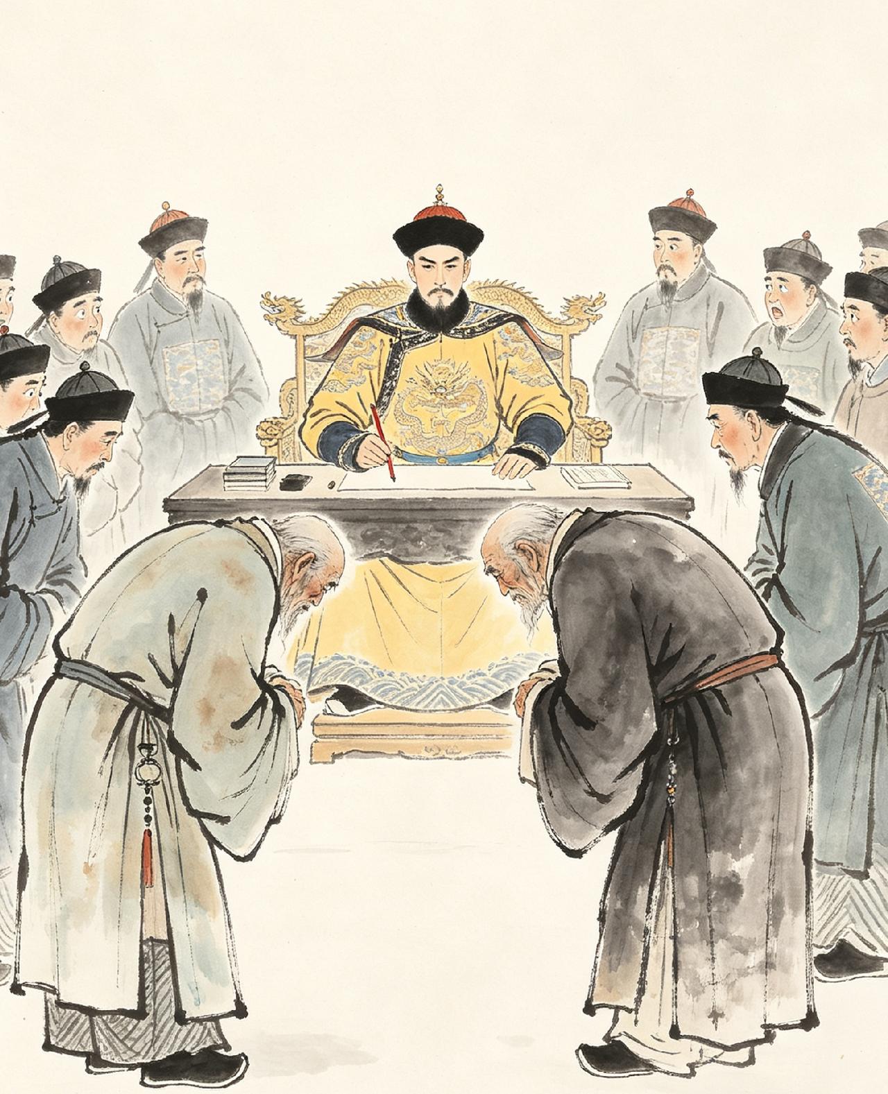 乾隆一上台就放了他爹关了大半辈子的两个叔叔，满朝文武都傻眼了，以为这儿子要翻老子