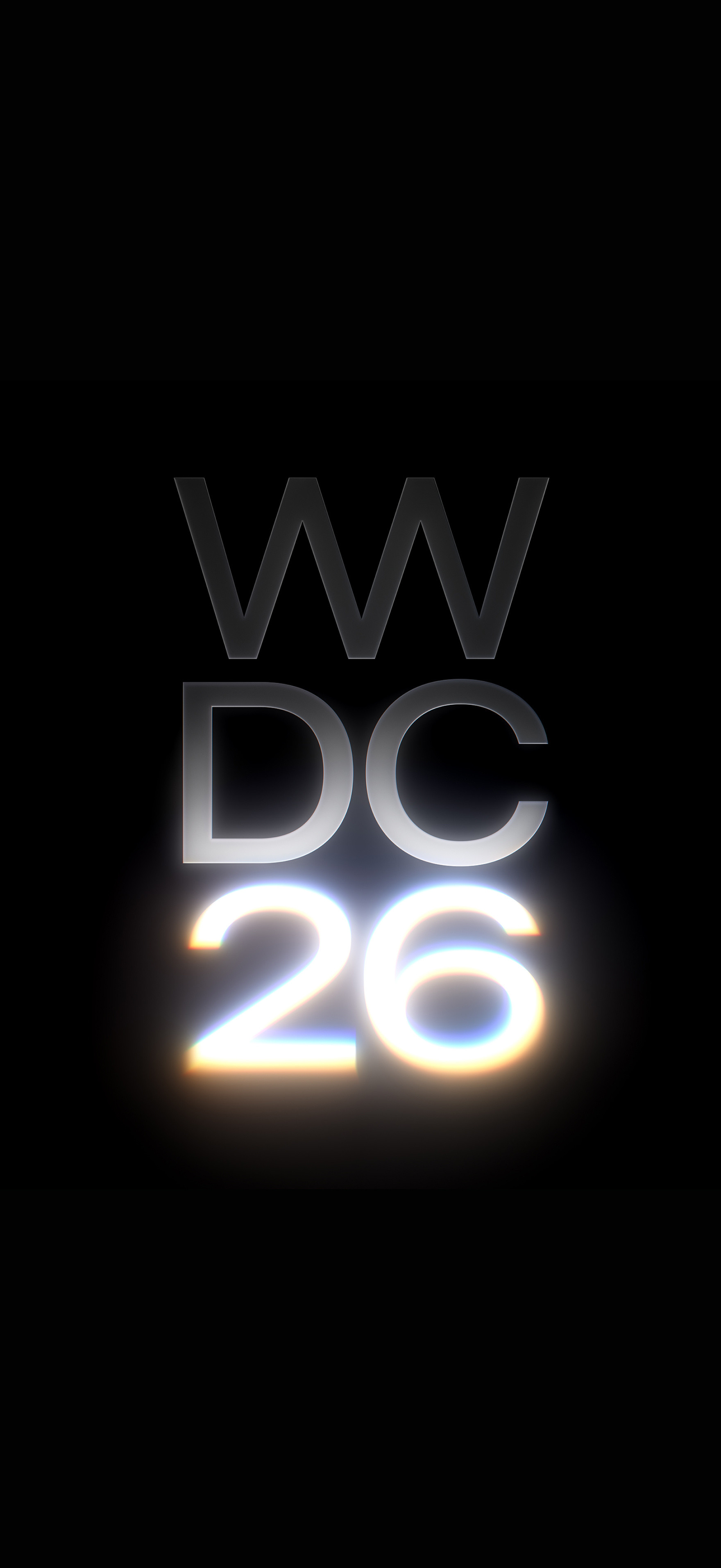 WWDC2026壁纸看WWDC的海报，感觉今年苹果的重头戏还是AI啊