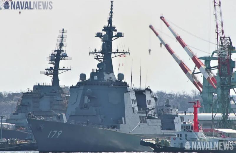 日本三菱重工长崎造船厂刚完成"令和五年"型导弹巡洋舰的龙骨安放，二战结束后日本第