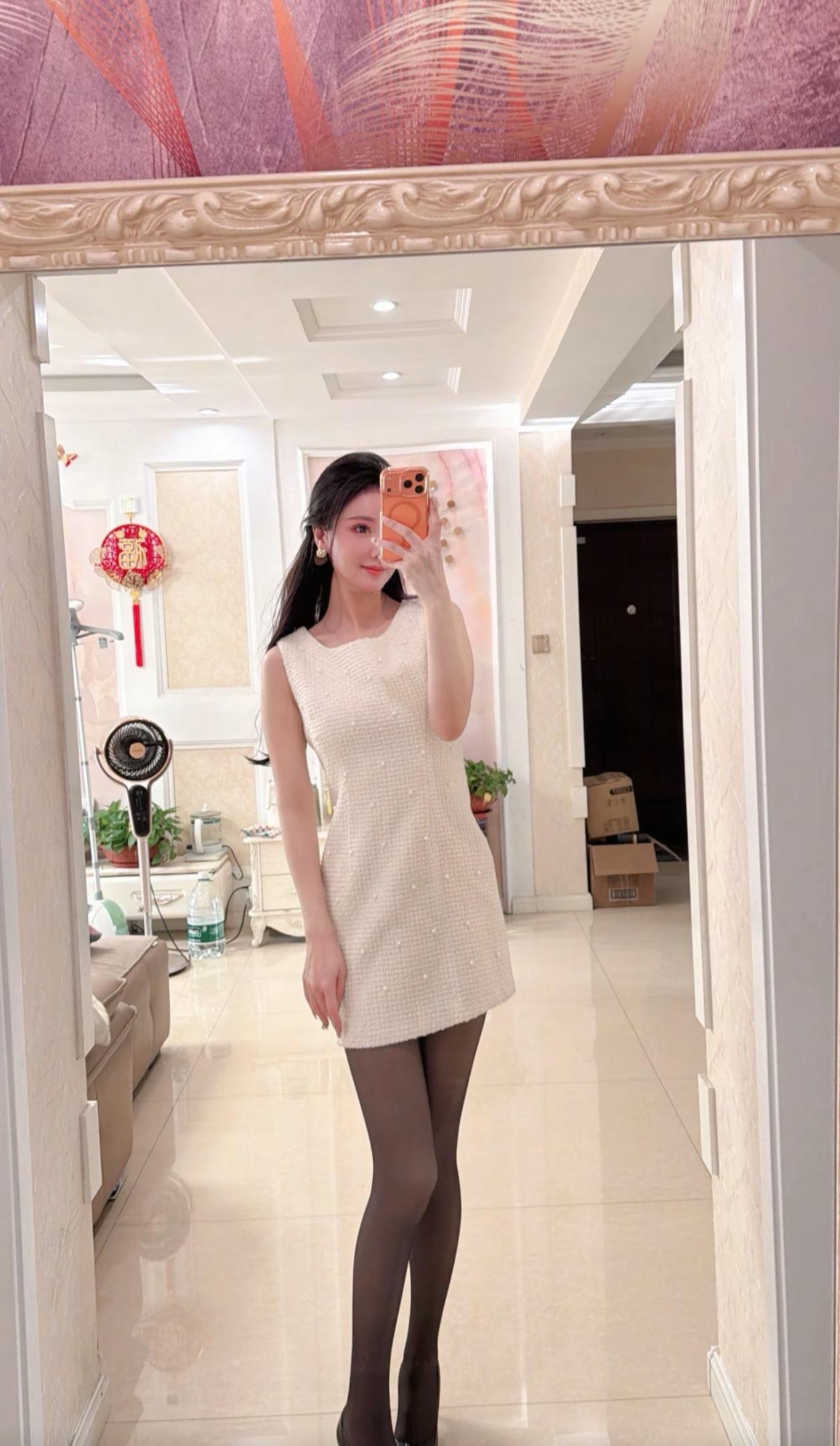 甜美可人的穿着