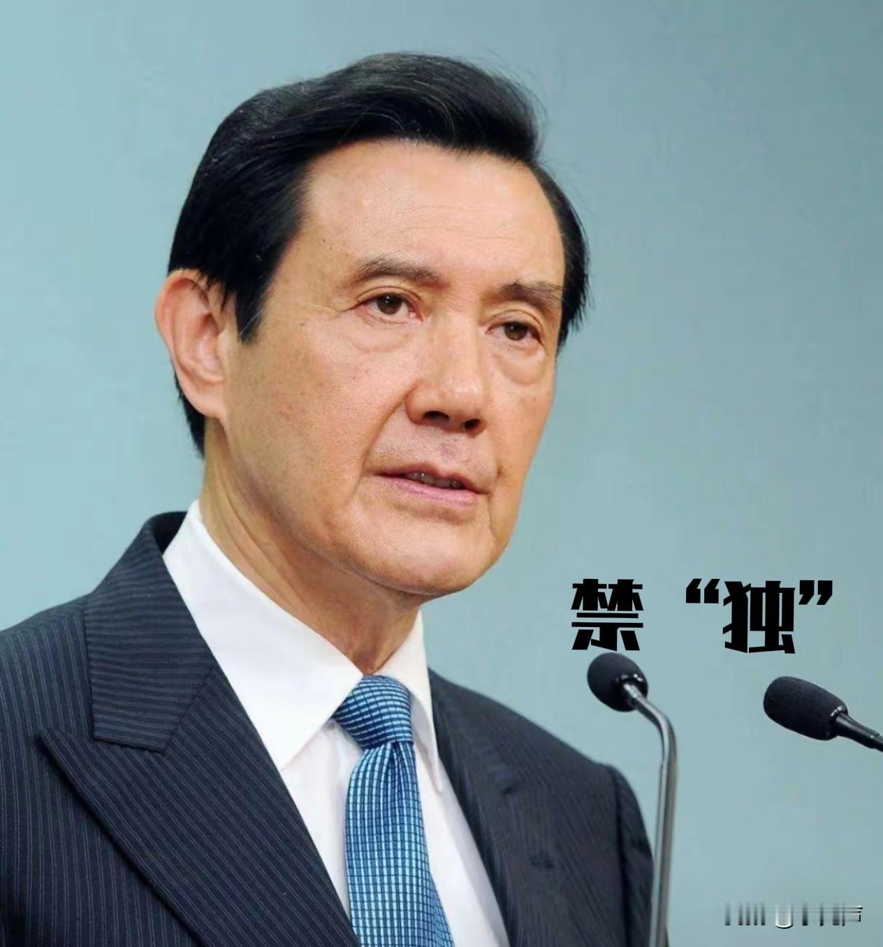 马英九罕见表态：                    两岸若开战，台湾成不