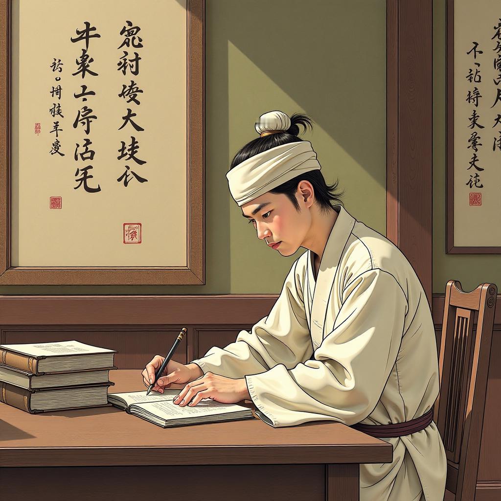 书生眼疾三年，科举前几乎失明！樵夫一把