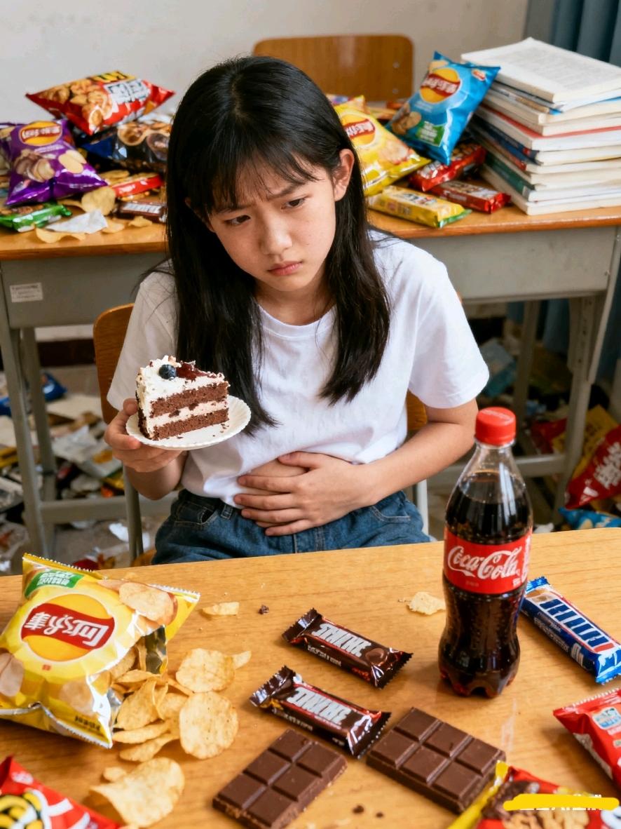 15岁女孩把零食当正餐，半年后确诊肝癌！医生：这些“隐形杀手”别给孩子碰1