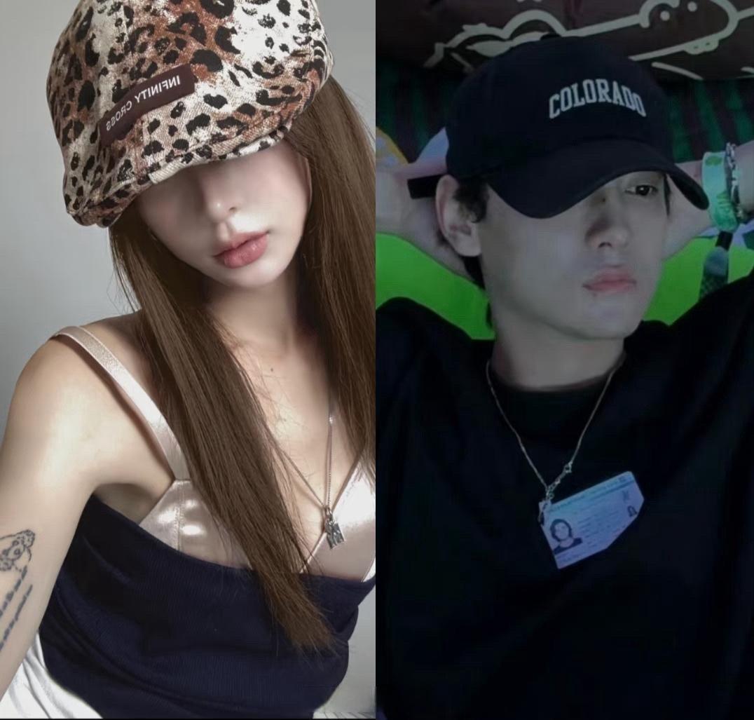 田栩宁又被拍到跟若若同款情侣项链啦？？​​​