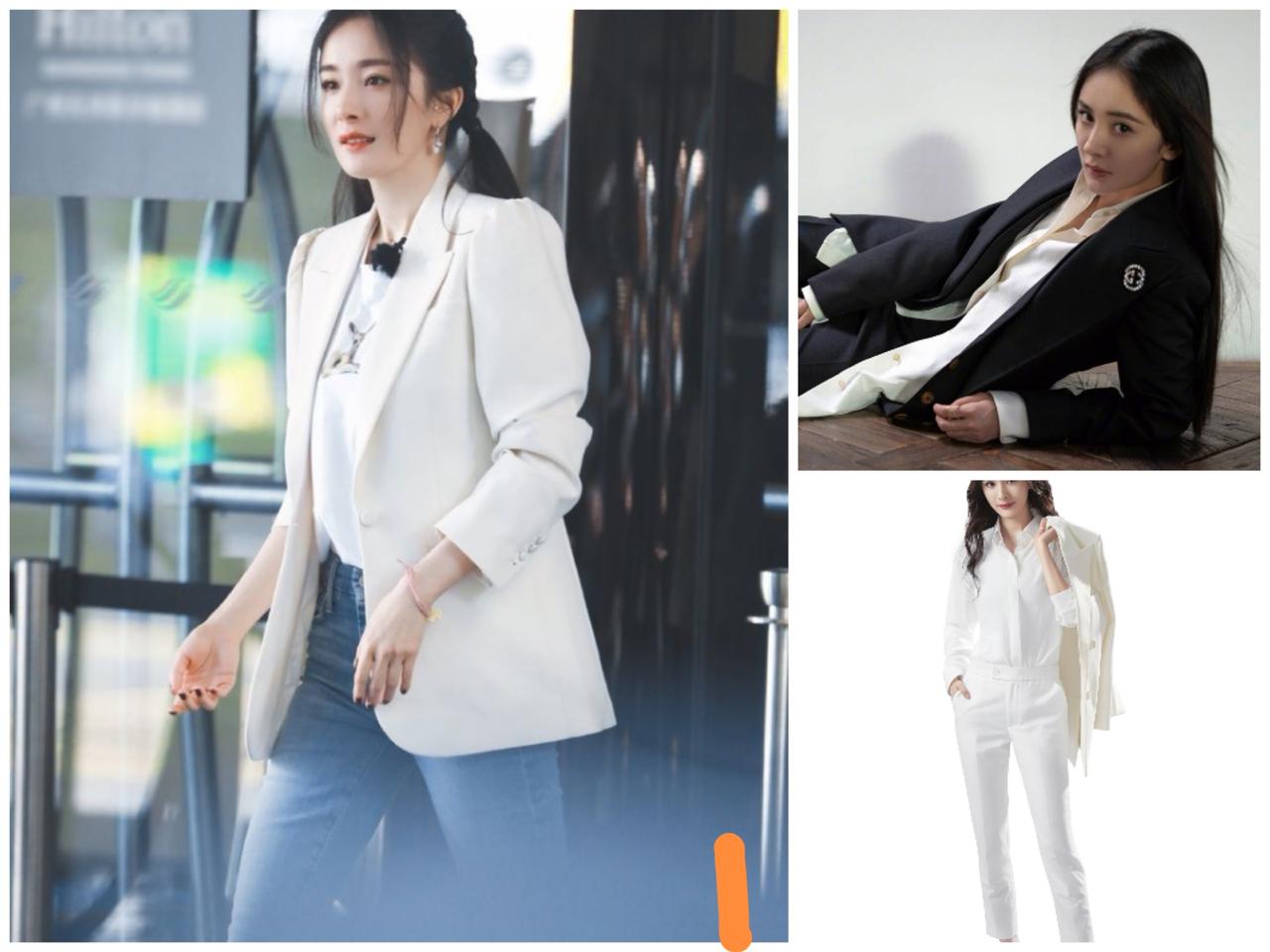 女演员真不适合穿正装，娱乐感太强杨幂和赵丽颖两个一线女星，漂亮不必说，但穿正装