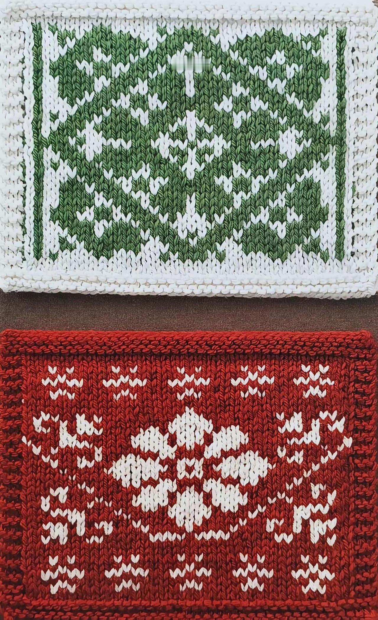 提花花型毛衣花型存花型花儿与毛线