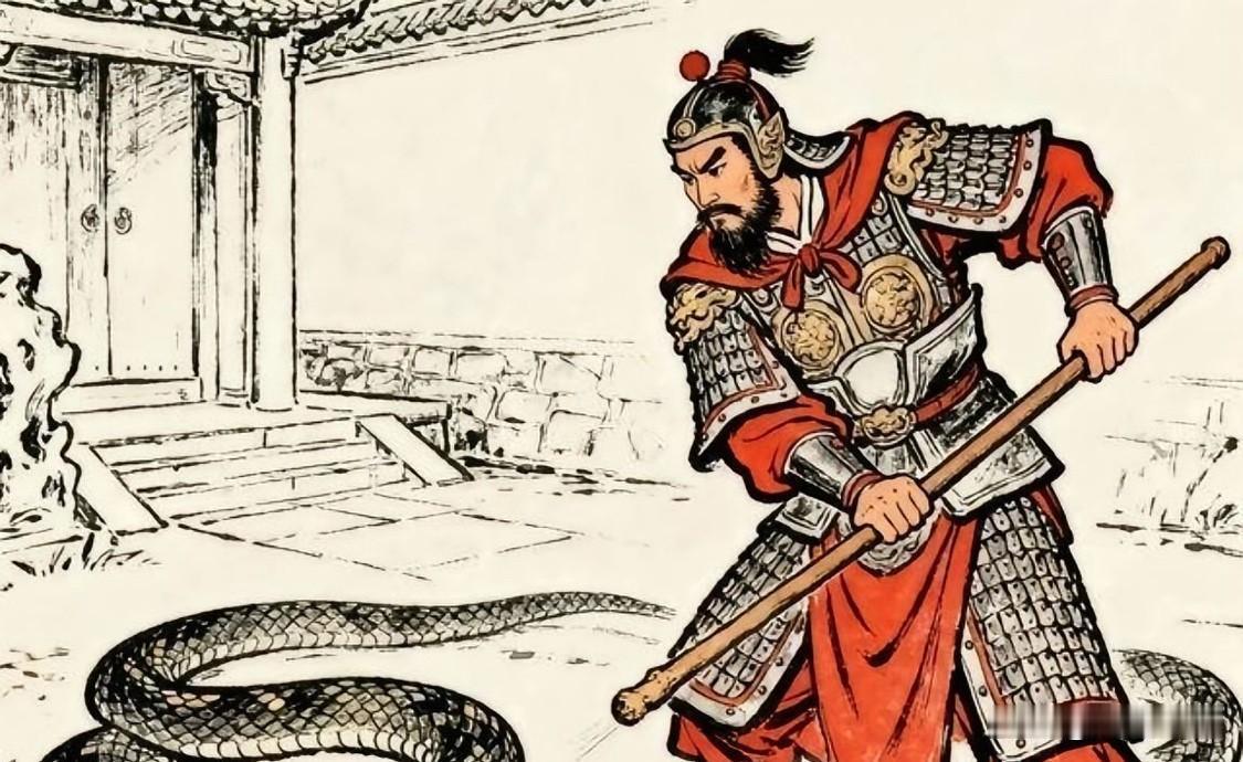 北宋初年的一天，大将党进回家后发现了一条大蛇，他用棍子几下将大蛇打死后，用蛇肉炖