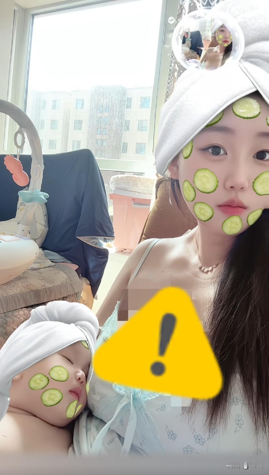 这个妈妈有气质，长得也好，孩子长大肯定是个大帅哥