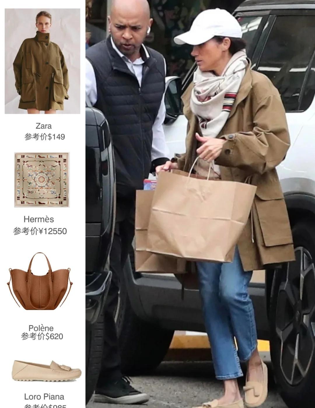 复活节前外出购物，梅根为儿女买儿童玩具。复活节前夕，梅根被拍到于加利福尼亚州外