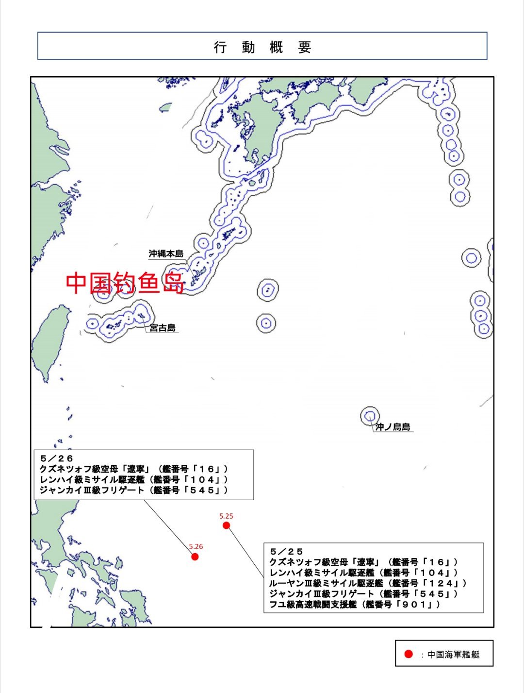 御用终于追上了辽宁舰——5月26号，日本防卫省发布辽宁舰航母战斗群动态。5月25