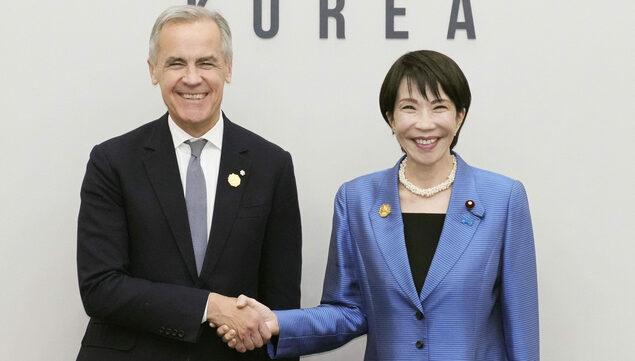 2月24日凌晨，日本共同社宣布，加拿大总理卡尼将会在近期访问日本，并与高市早苗举