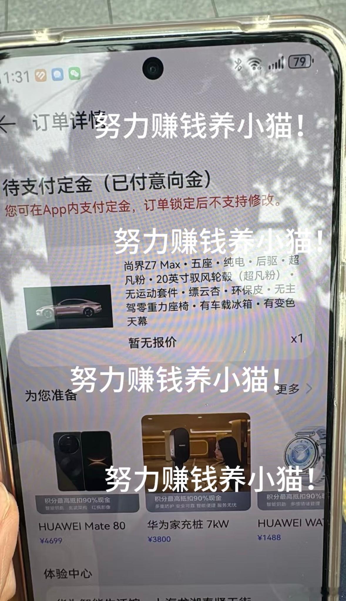 肖战粉丝购买力都是晒单尚界Z7的