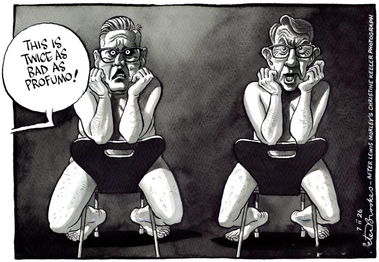 这是第一次看到《泰晤士报》的漫画家抄袭其他英国报纸的题材。昨天，《独立报》把基尔