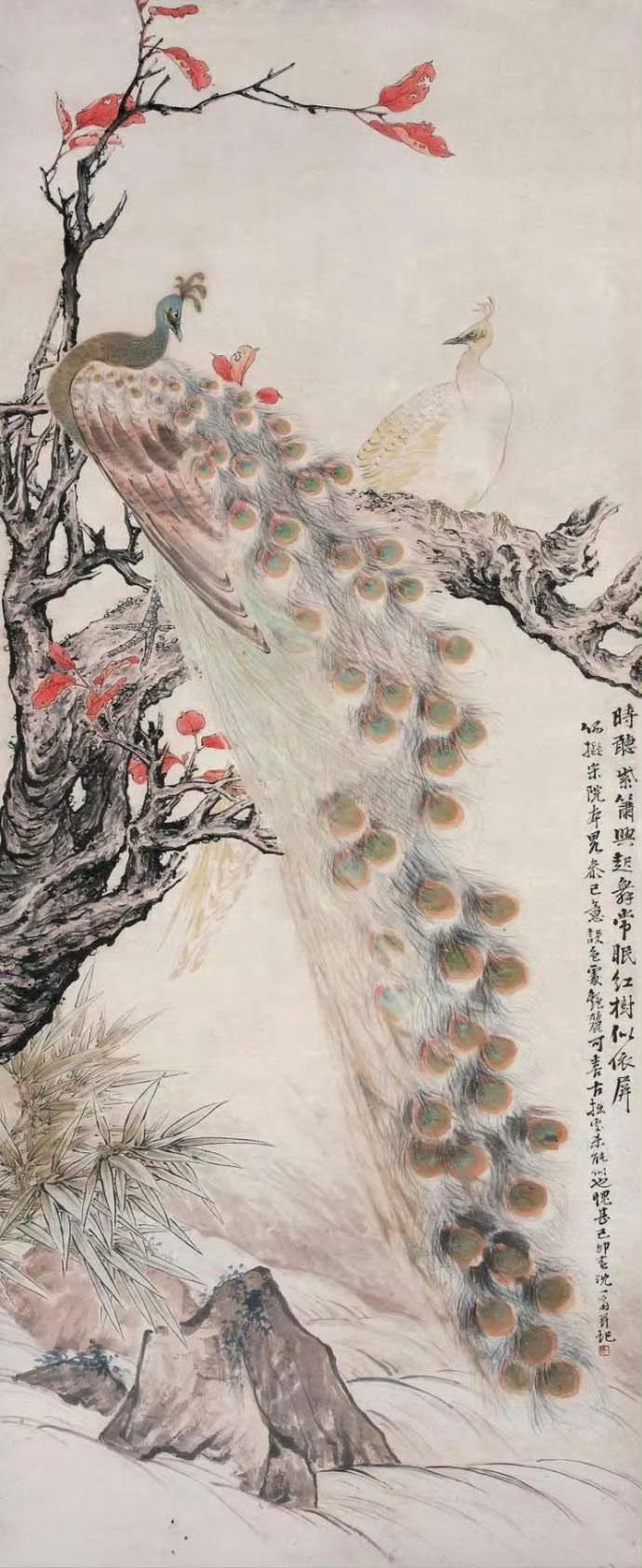 【一鸟一风华，一花一富贵｜读懂沈一斋的花鸟意境】民国海上画坛，名家云集，花鸟一