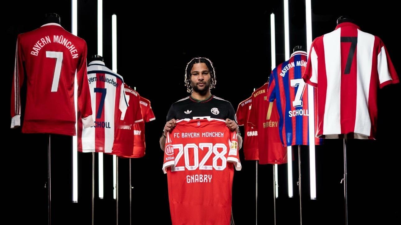 拜仁慕尼黑官方正式宣布，与30岁前锋塞尔吉·格纳布里完成续约，新合同将延续至20