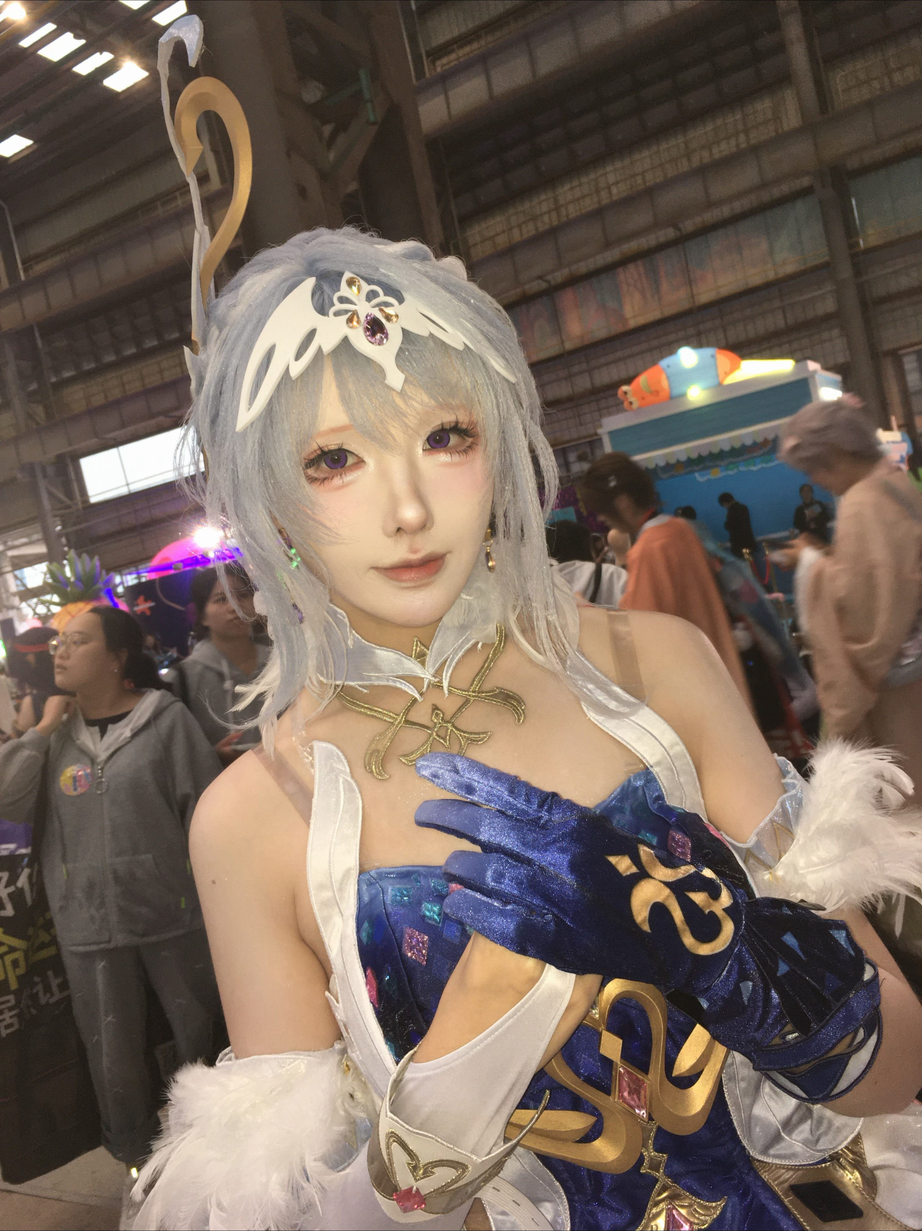 原神奥黛塔❄️🦢奥黛塔原神原神至冬cos原神六周年漫展​​​