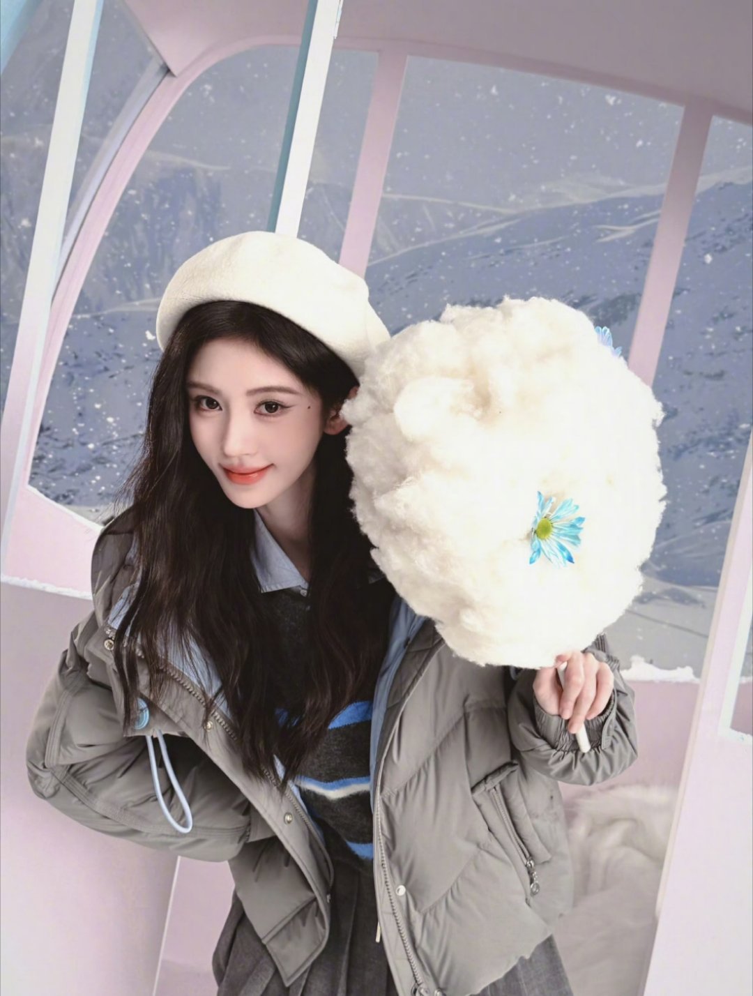 好漂亮啊姐姐！鞠婧祎女神～香香软软的小蛋糕！