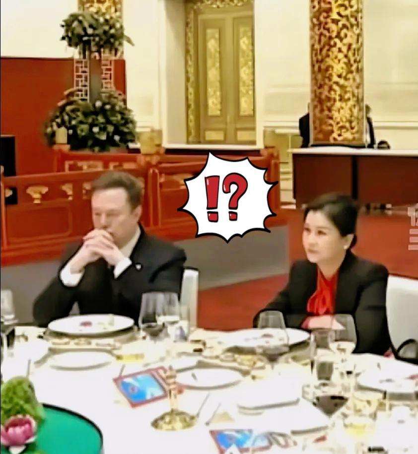 当年被全网疯传“小三上位”的女人，现在居然在国宴上坐在了马斯克和库克的中间。如