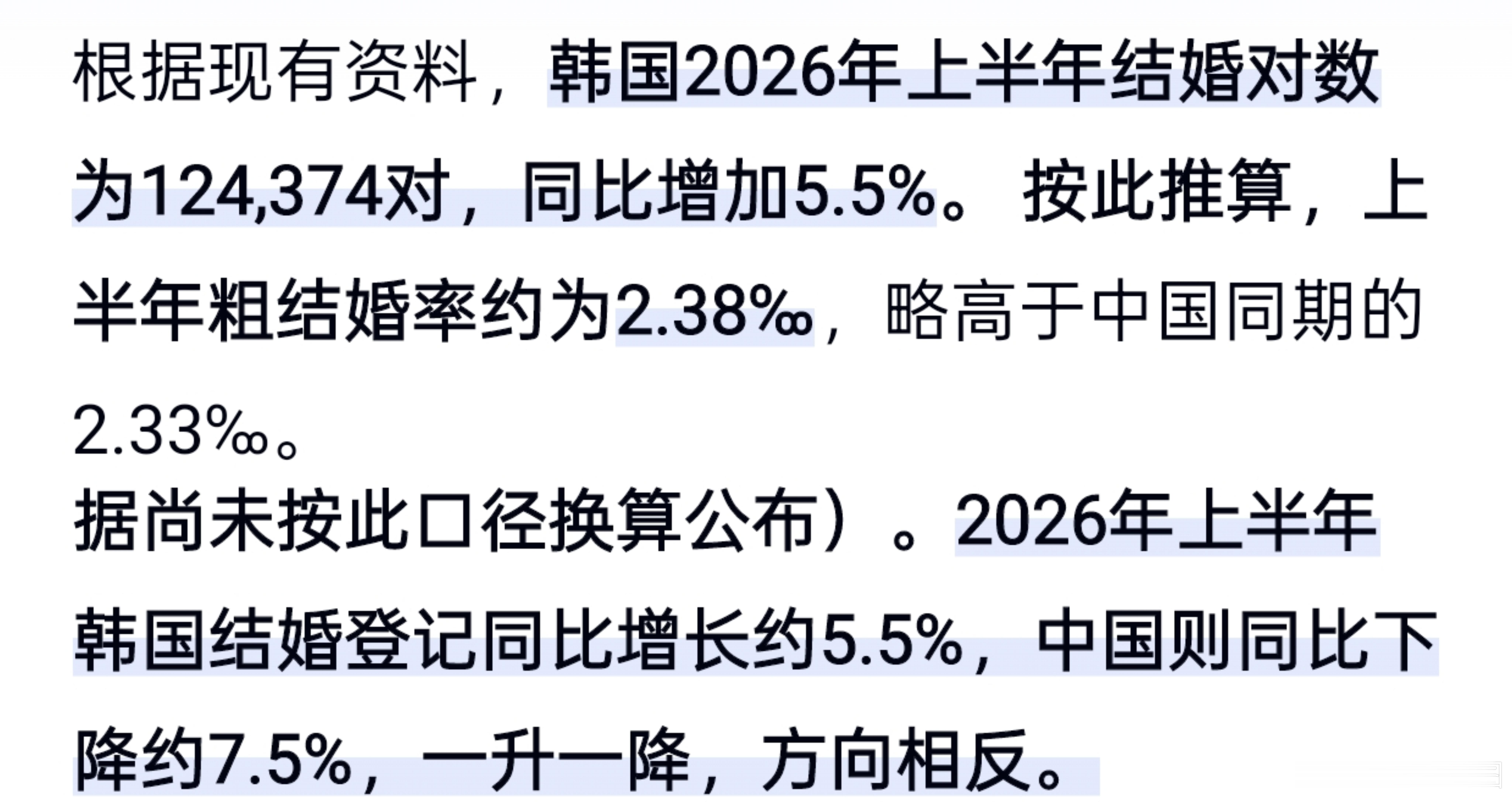 结婚率上，接力棒已经换人了，今年底出生率未知，不过明年大概率接力棒也要换人。​