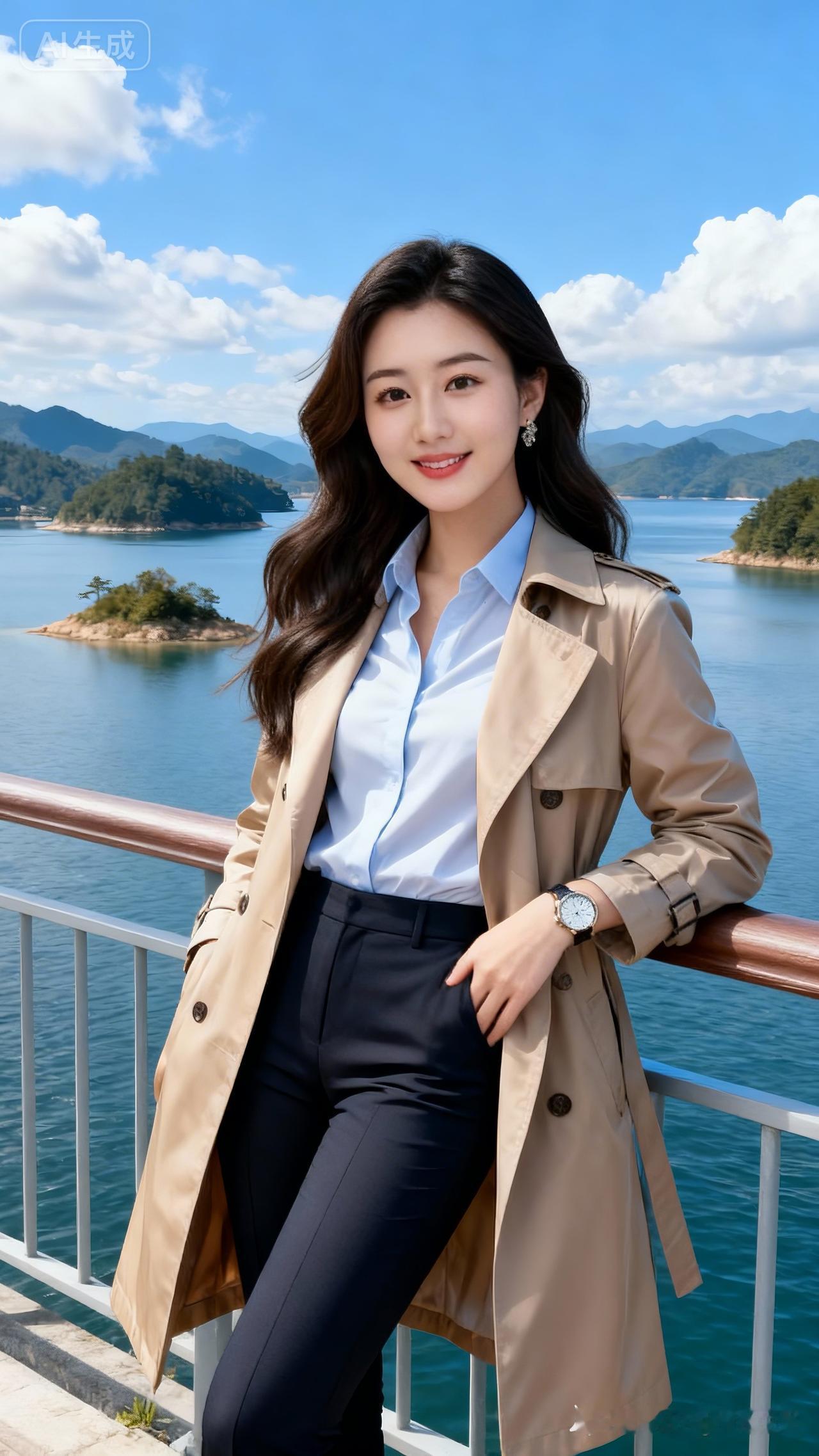 温柔的海风，轻拂发梢，漫步在碧海蓝天间，感受大自然的宁静与美好。