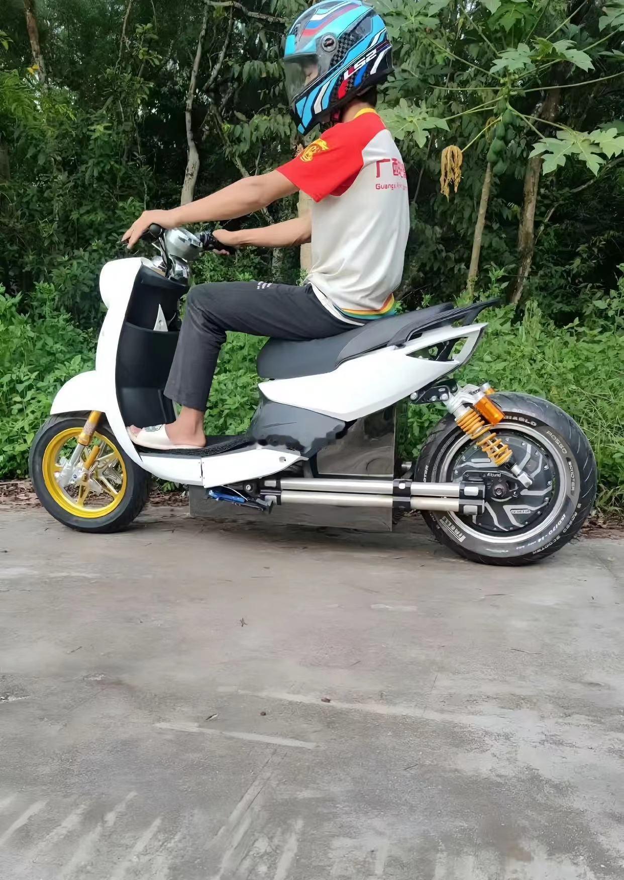 电动自行车也加长？？？海阔试车超话​​​