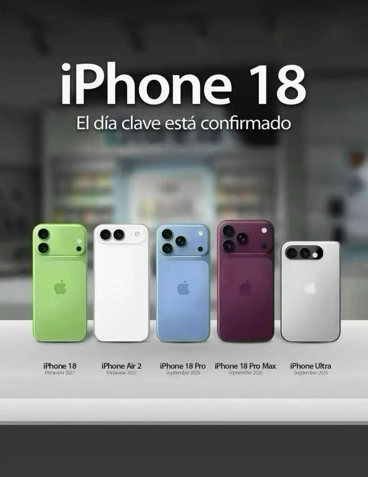 iPhone18发布倒计时， 2026 年 9 月 9 日 – 苹果发...