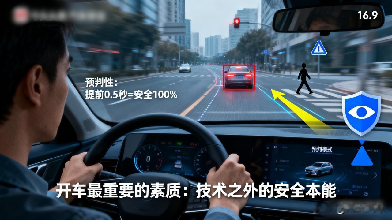 你觉得开车最重要的素质是什么？不是技术，而是……我认为是“预判性”。时刻预判