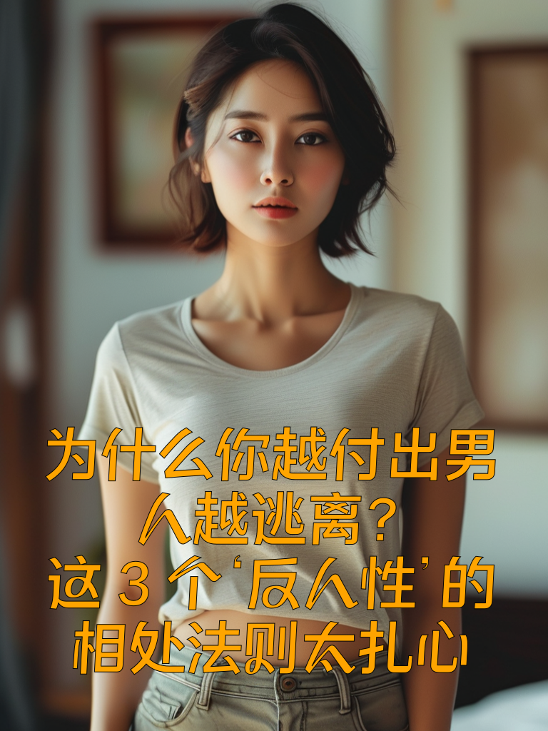 为什么你越付出男人越逃离？这3个‘反人性’的相处法则太扎心