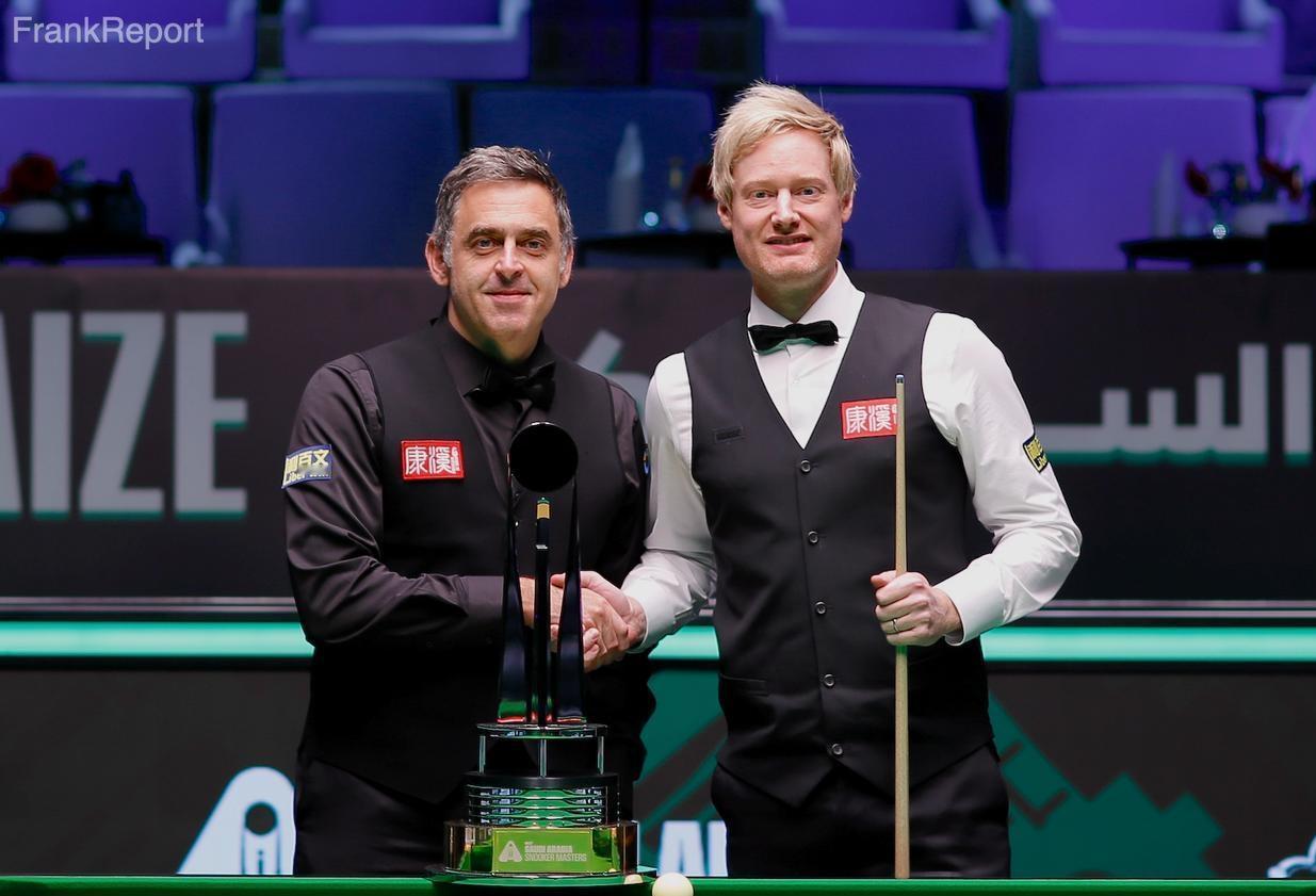 2025年斯诺克赛事中，冠军奖金达到或超过25万英镑的赛事共有4项，这些冠军分别