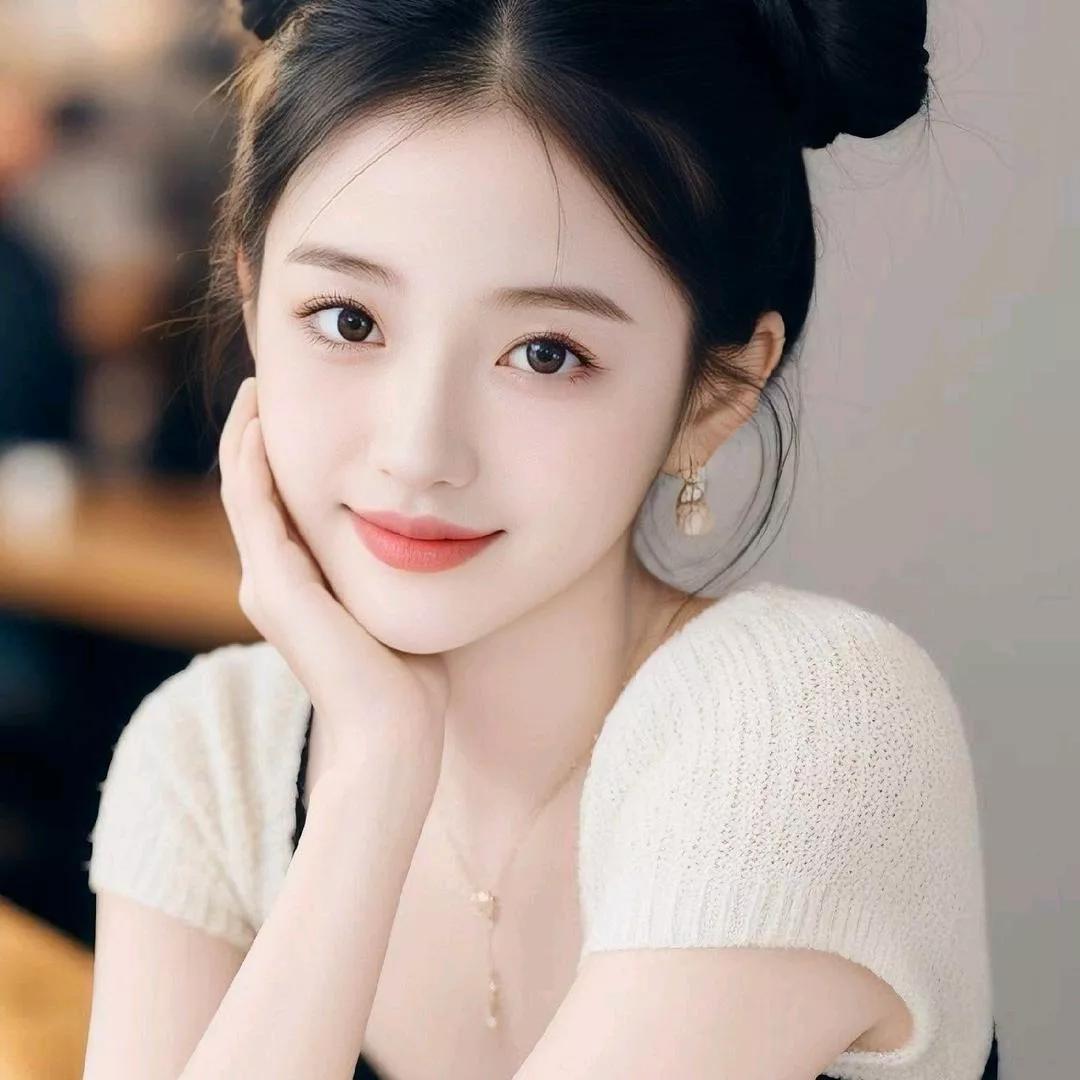 甜美女孩微笑，温暖氛围瞬间捕捉。少女感笑容少女感微笑女孩少女的笑容美少女的