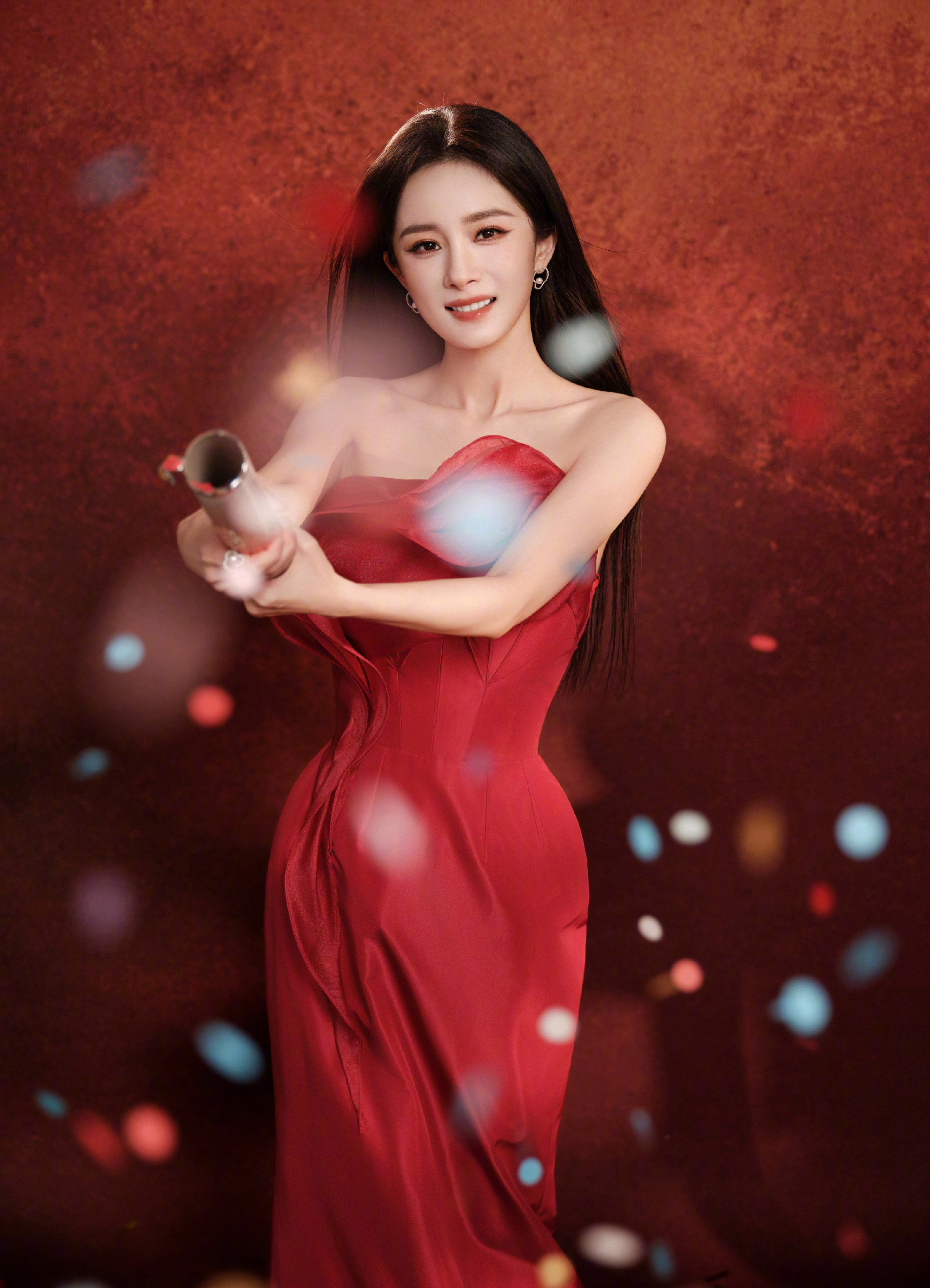 杨幂，除夕快乐！杨幂杨幂贺岁图