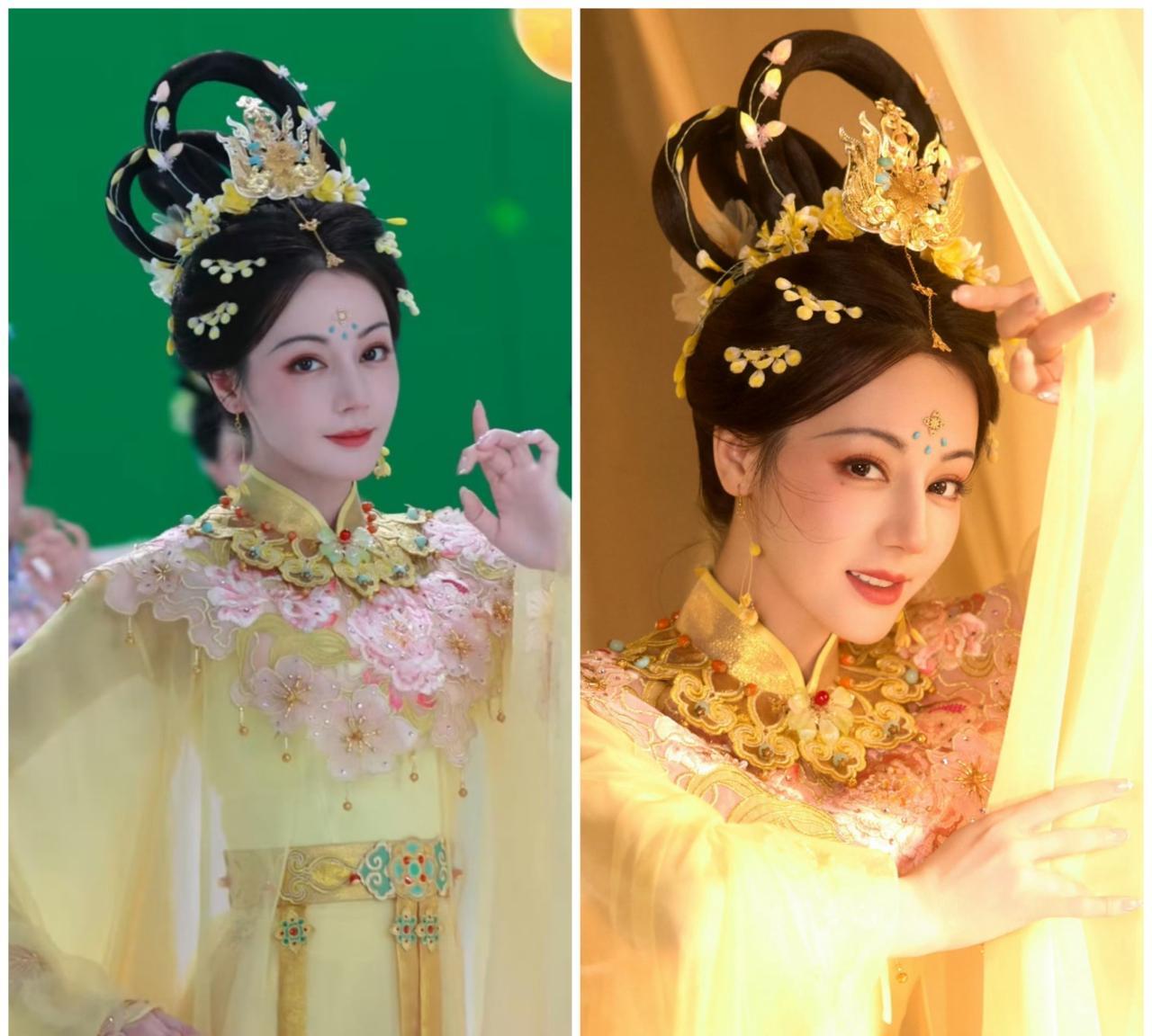 大家都沉浸在河南中秋晚会，迪丽热巴的美貌当中但是大家不知道的是，热巴身上穿的