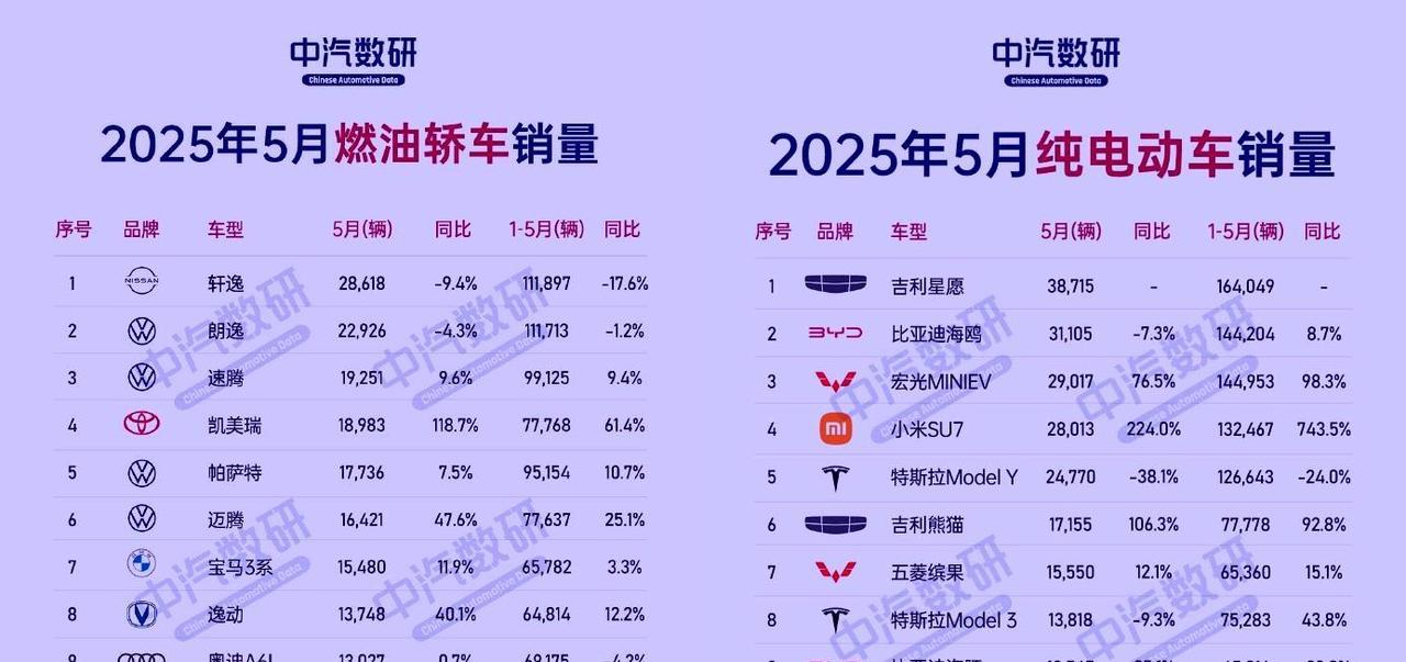 看过燃油车和新能源销量排名之后，才知道雷军顶了多大的压力。真是应了那句话，骂得越