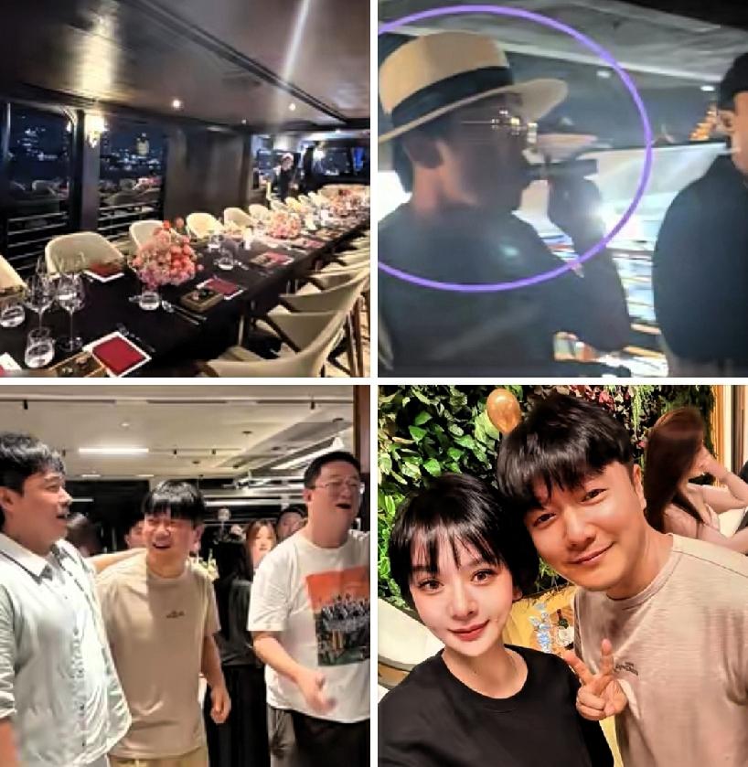我有种强烈的预感。这仨人又凑一块儿了。陈思诚王宝强肖央，在曼谷游艇上吃吃喝喝