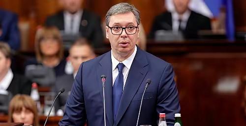 ​不能不说，塞尔维亚总统武契奇是一位眷恋总统权力的人物，这时候对他说，他的任期已