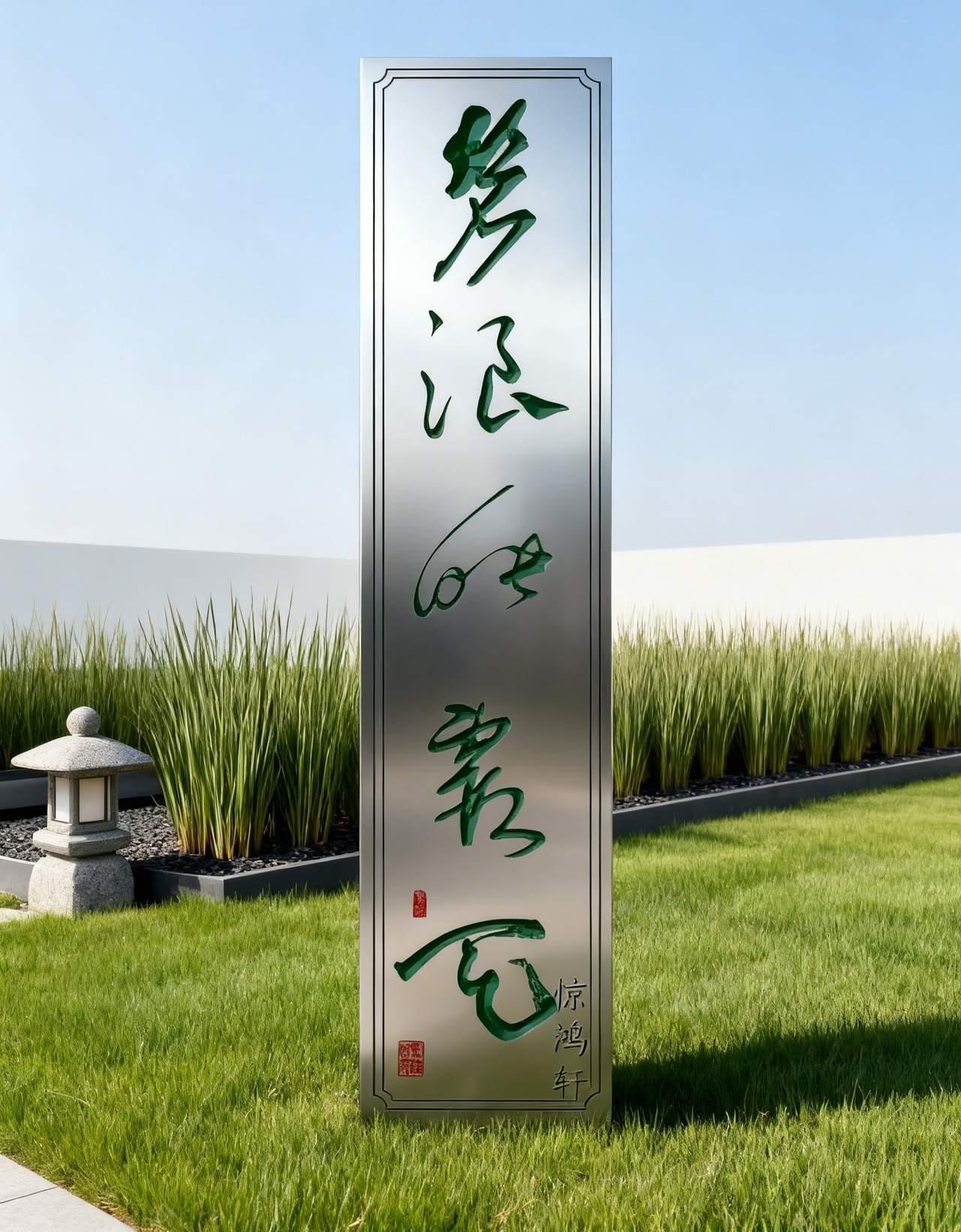 这石碑上的几个字写得不错，艺术性强，大家可以一起来欣赏一下，有认识的朋友把碑文的