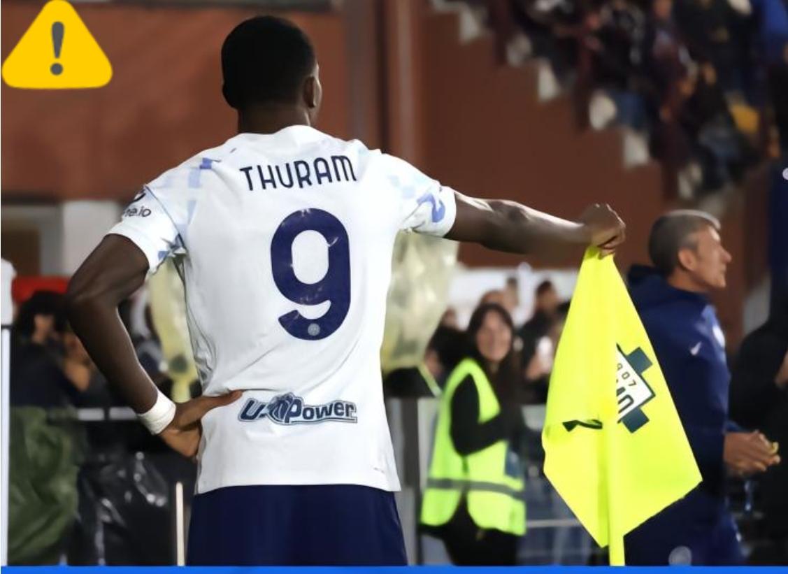 小图拉姆，又一个让德尚头疼的强力中锋！国米客场对阵科莫，在先丢两球的情况下，打