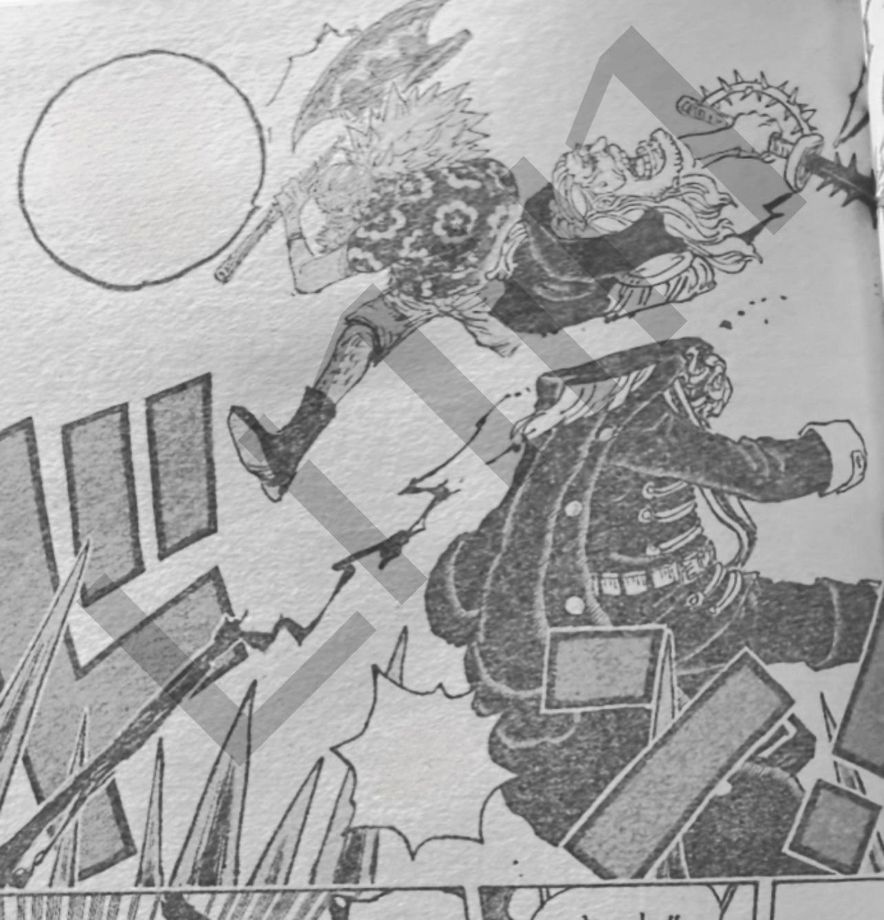 本周图透，贾巴斩断荆棘人！一分为二！太爽了……海贼王日漫海贼王漫画1149话​