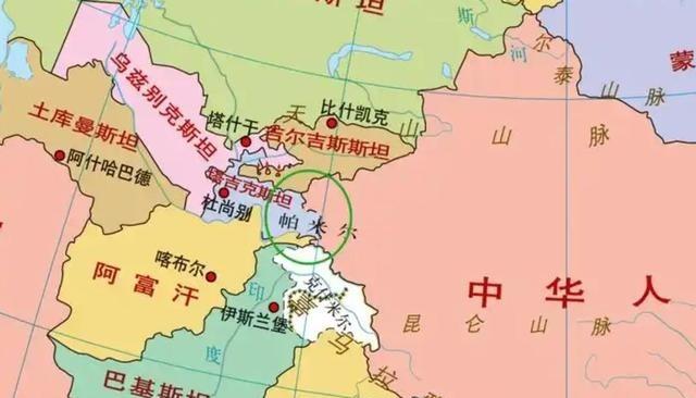 中国和塔吉克斯坦之间没啥深仇大恨，这话一点没错。但奇怪的是，翻开旧地图，你会发现