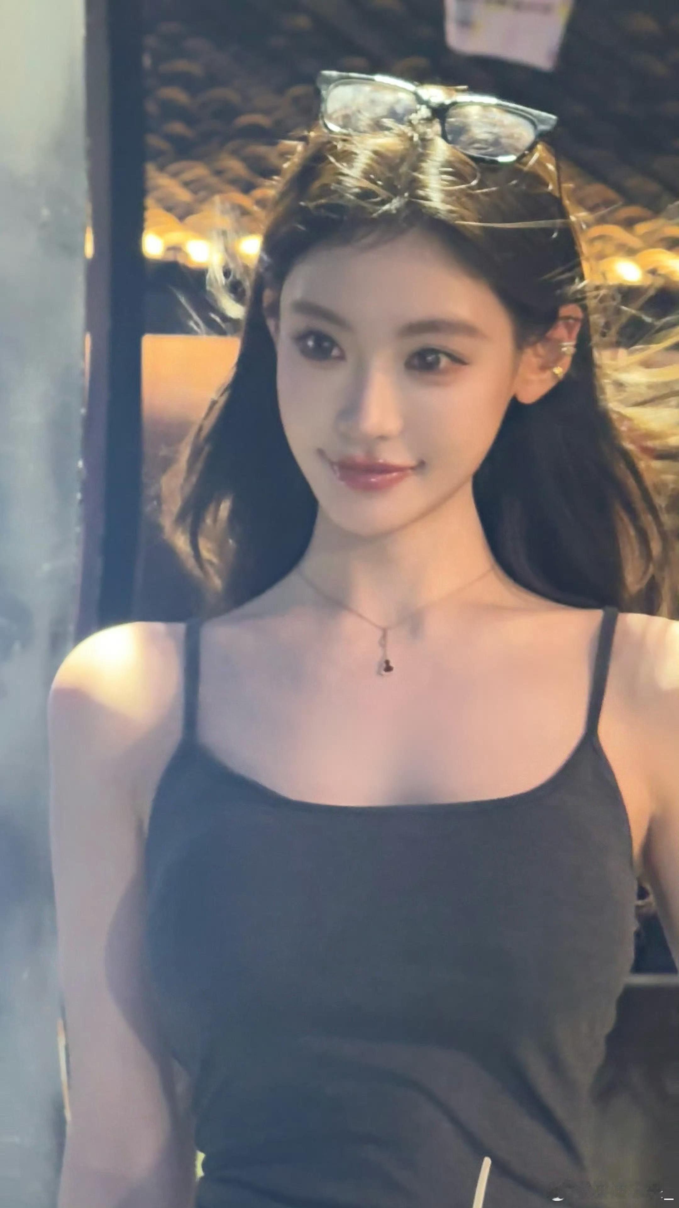 迪迪不畏大秀好身材