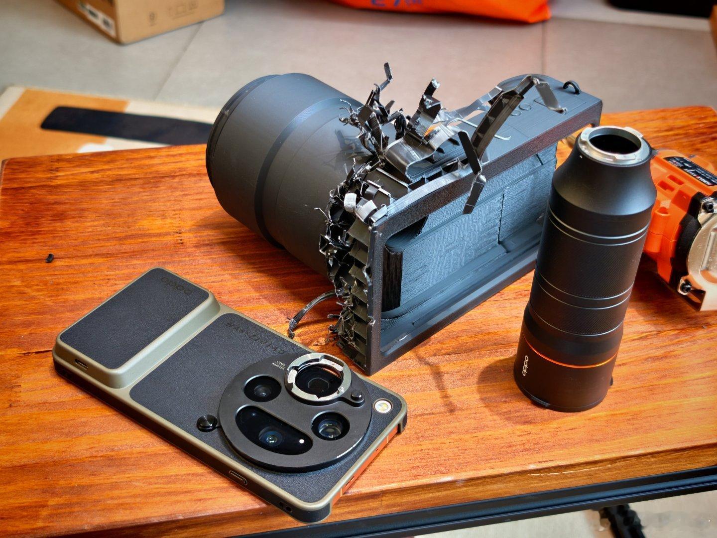 战损版。FindX9Ultra相机外壳套装。