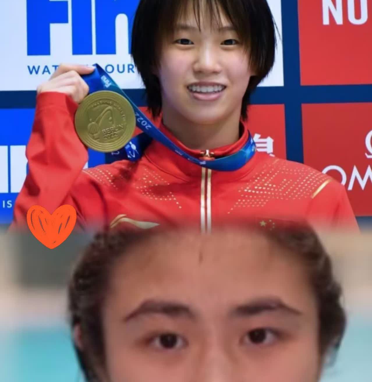 真没想到新加坡世锦赛10米台，15岁谢佩玲与“台坛女王”陈芋汐同场竞技