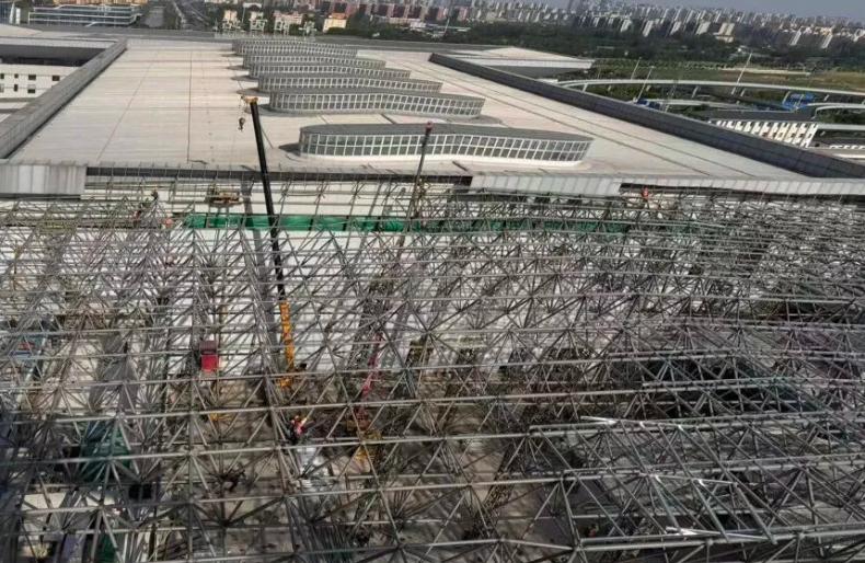 淮阜高铁阜阳西站扩建工程进入装修攻坚阶段2026年5月14日，阜阳西站扩建工程