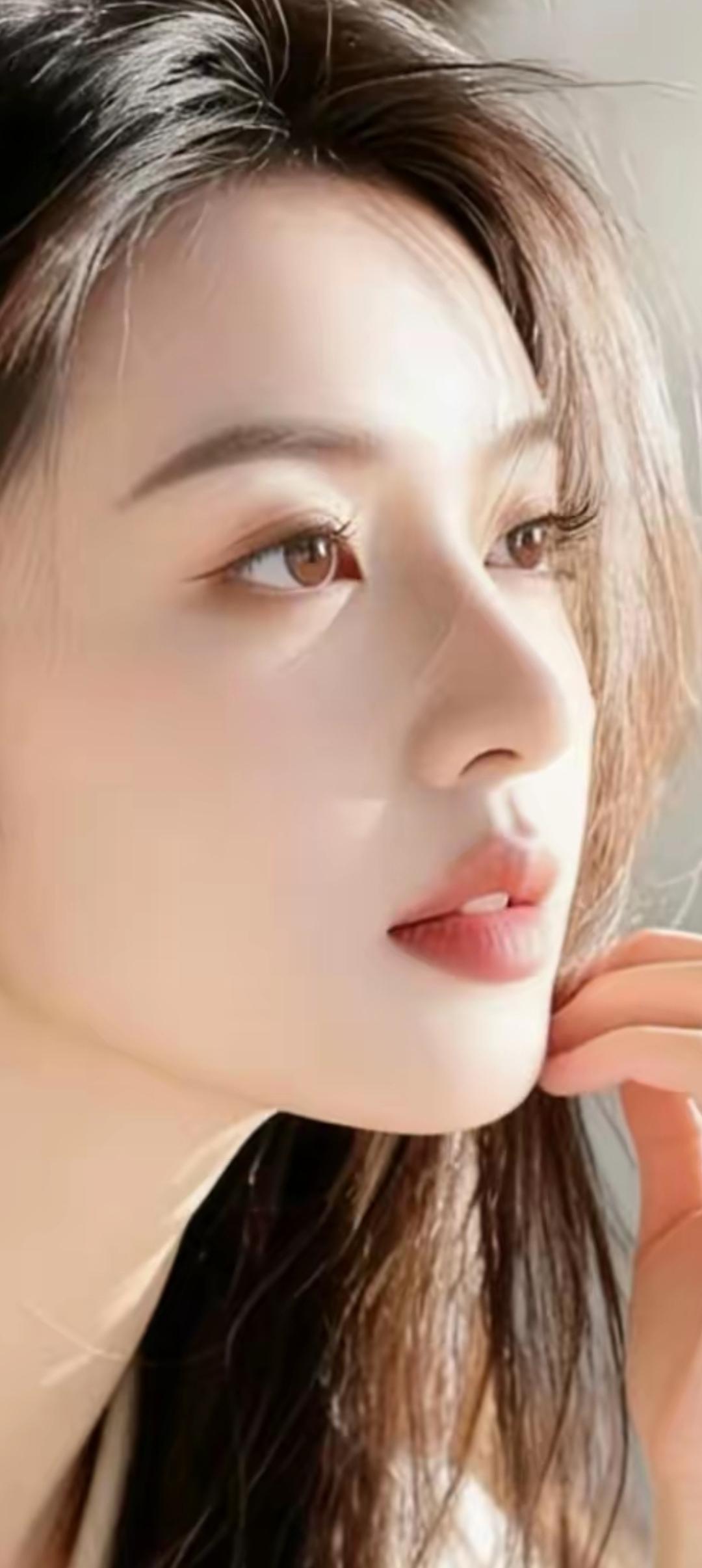 温柔眼神，岁月静好，浅笑安然。