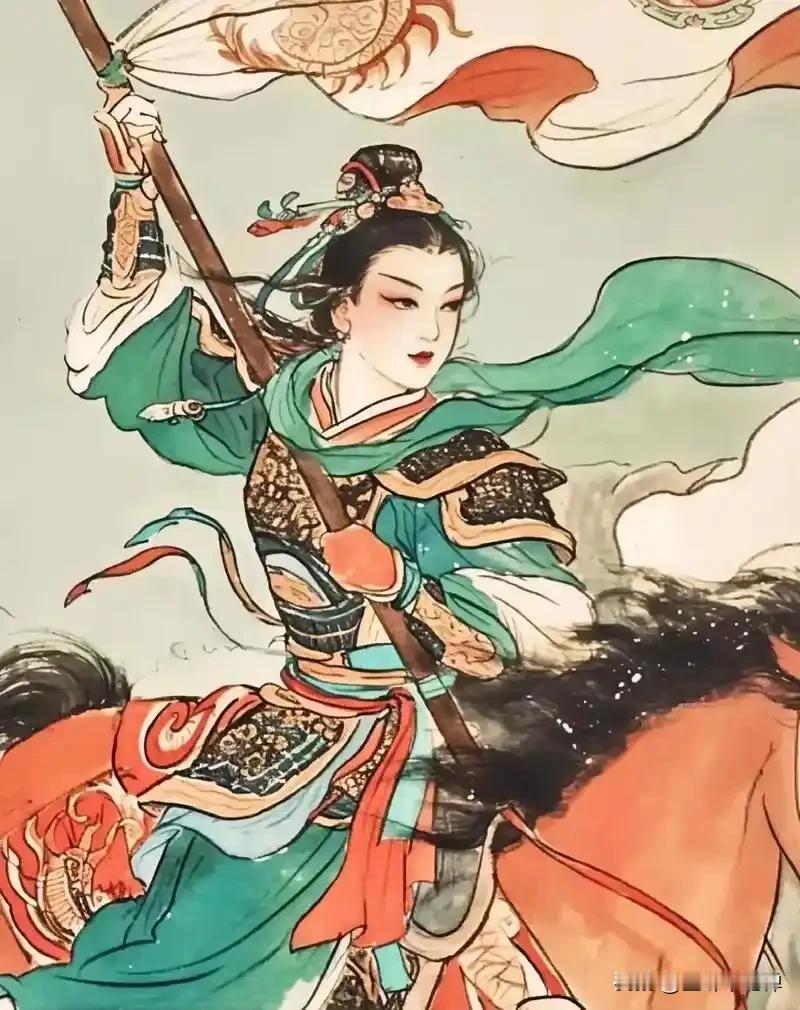 韩翠娥在阵前一枪挑死杨文广的妻子韩翠萍，接着又用斩将飞刀取了韩翠娥姐姐的性命。连