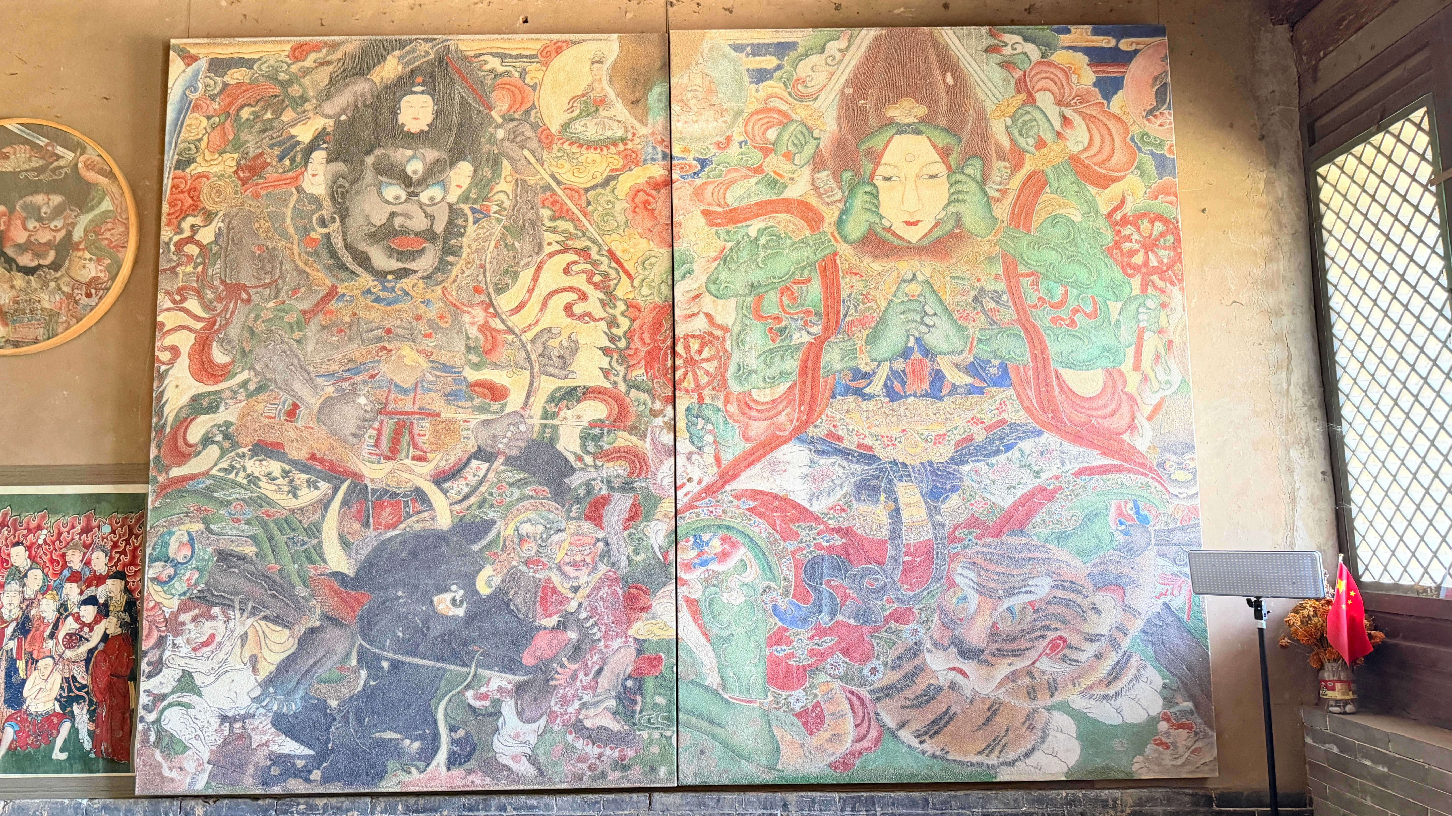 📍山西·浑源｜永安禅寺一壁观三教，满堂皆神佛。大同·永安禅寺