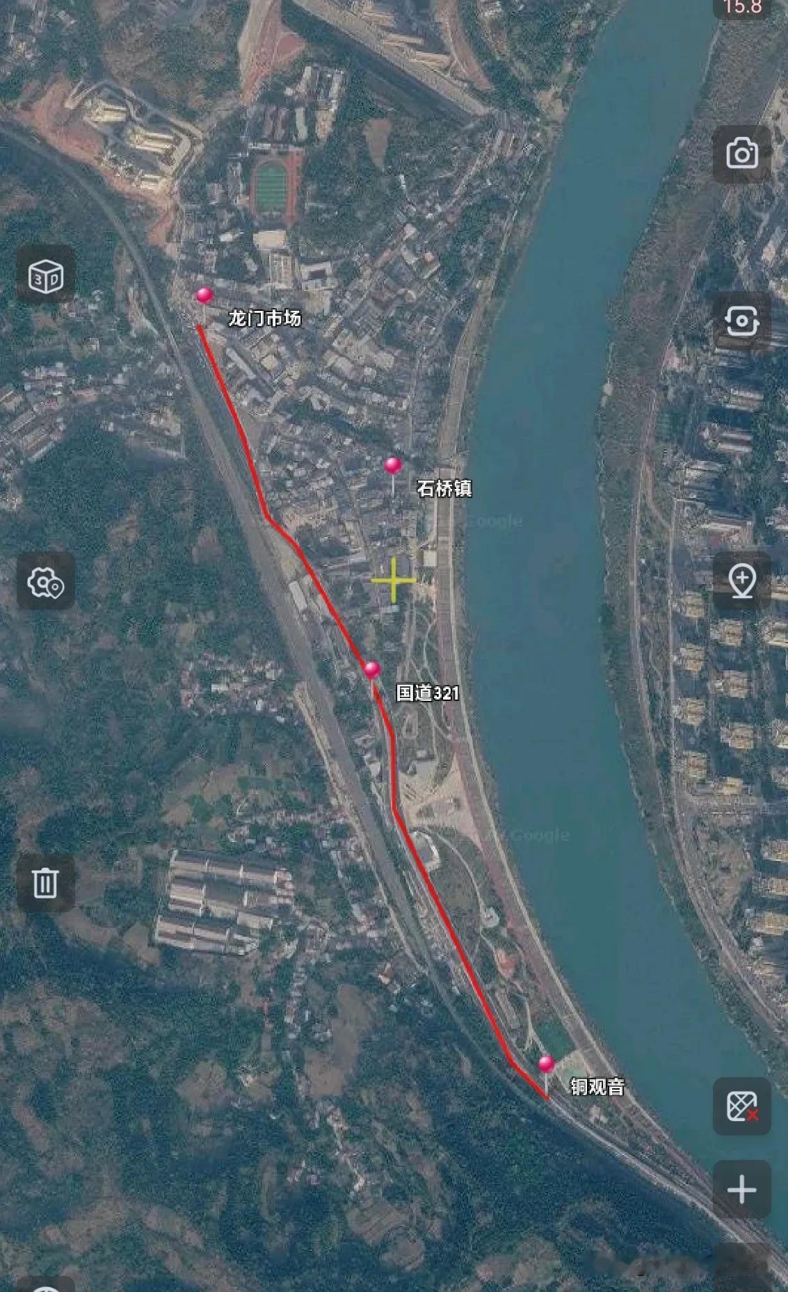 简阳石桥龙门市场—铜观音国道321剩下的不在拆迁了！