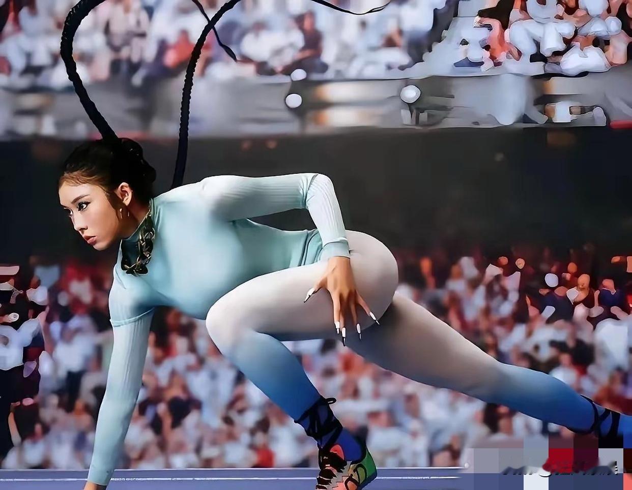 吴艳妮，引起讨论！近日，吴艳妮又引起网友热烈讨论，不是因为作为运动员的实力，