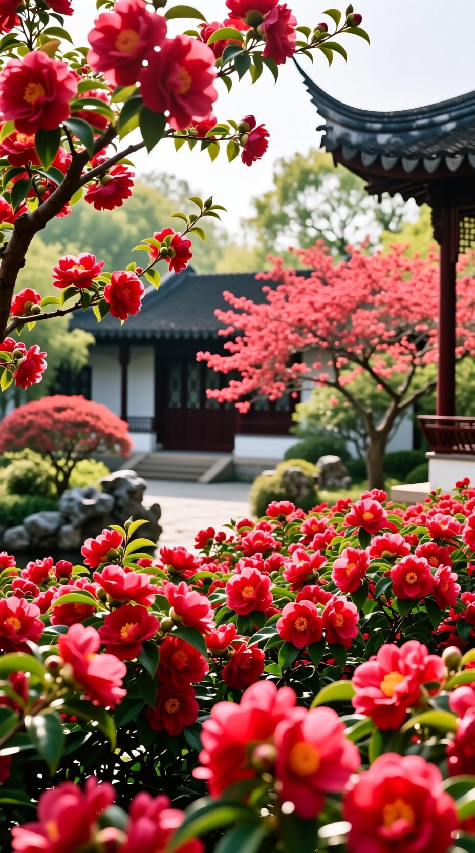 上联：雪落北国一片白，如何对下联下联：花开南苑满园红