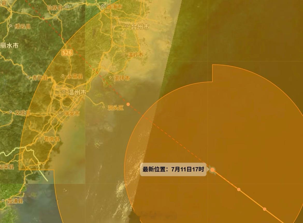 台风巴威或将提前登陆最新消息：7月11日下午台风巴威提速奔赴浙江，移动速度达到3